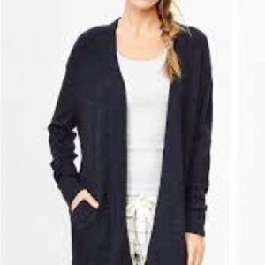 GAP Women's Navy Open-Front Cardigan